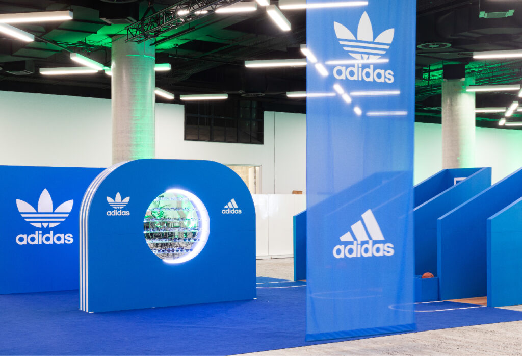 Specsavers seminar Adidas concession designed by Popology
